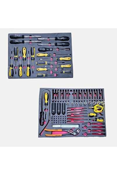 HAKTOR Rico pro model Dolu Takım Arabası İÇİ tornavida bits torx uçları 118 p...