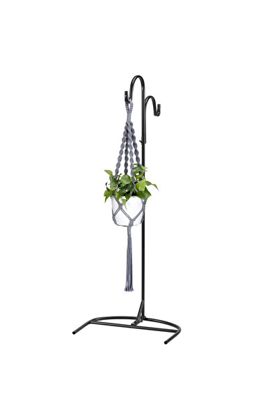 Navaris garden support with hook, adjustable, 122.5x41x34 cm, 2 bases include...