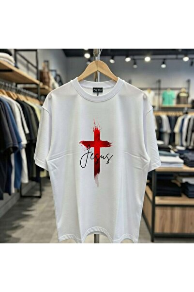 playwear Κόκκινο μπλουζάκι με εκτύπωση εικόνας Hajj, 100% βαμβακερό, υπερμεγέ...