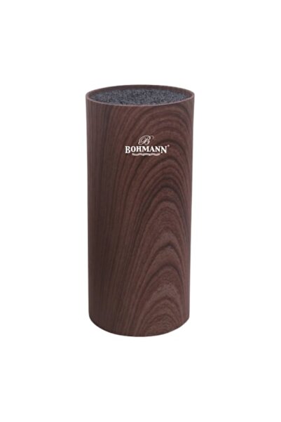 Bohmann Round Knife Holder BH6166, Imitation Wood Brown