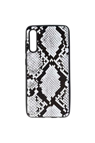 SEP Husa TPU Leather Snake Samsung Galaxy A41 Argintiu