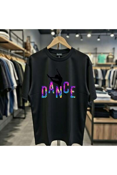 playwear Μπλουζάκι Dance Rainbow με στάμπα, 100% βαμβακερό, oversized, χαλαρή...