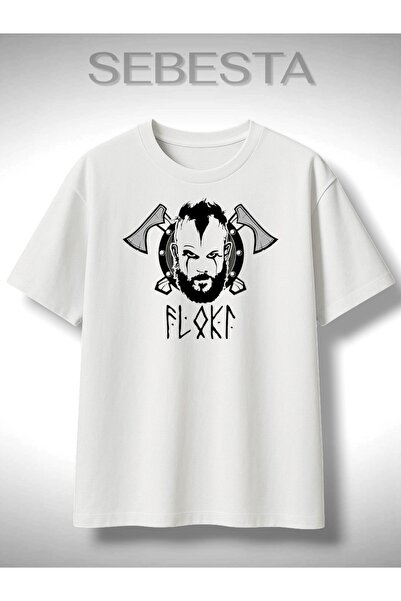 Sebesta Fashion تي شيرت فلوكى مطبوع بريميوم كبير الحجم