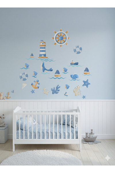 TRC TRAFİK Oceanska priča, Veliki snovi malog kapetana, zidna naljepnica za d...