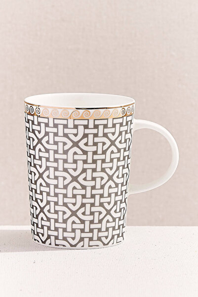 Paşabahçe Kahve Link Porselen Kupa Krem Kahve