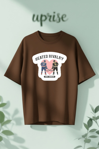 Vordevia تي شيرت Heated Rivalry Hollander Rozanov 81 24 مطبوع قطن lu كبير الحجم