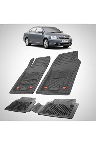 TEAMCAR Πατάκια δαπέδου συμβατά με Toyota Avensis T250 Liftback 2003-2006 | Μ...