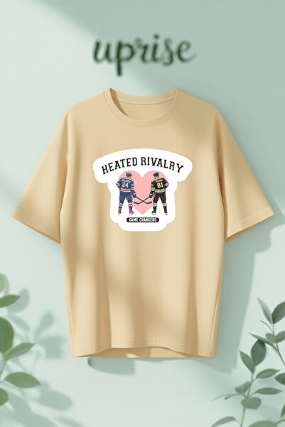 Vordevia Heated Rivalry Hollander Rozanov 81 24 Printed Cotton Lu Oversized T...