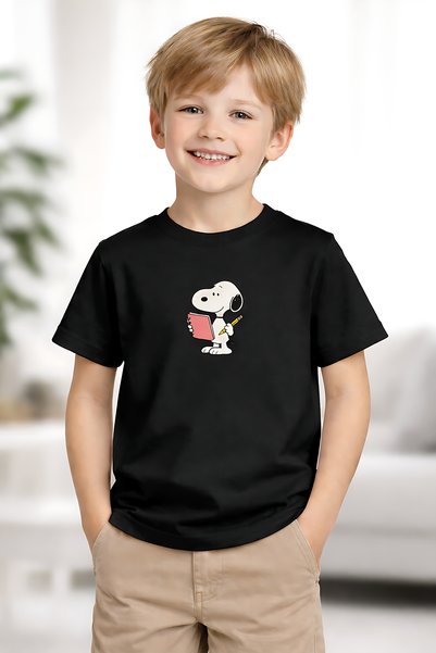 ArtYus Snoopy Not Printed Unisex Children's T-Shirt, Pack of Cotton