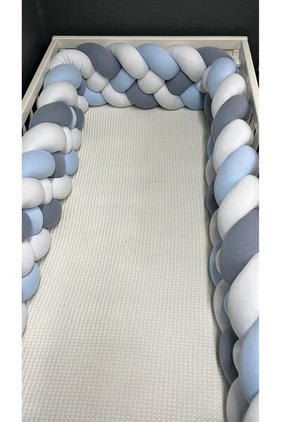 ısıklıtoplarrengarenk 400 cm 4 Knitted Crib Guard