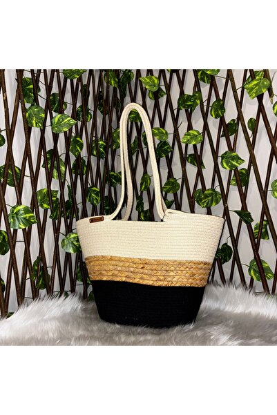 Masalımsı İlmekler Wicker Detailed Sleeve Bag Si