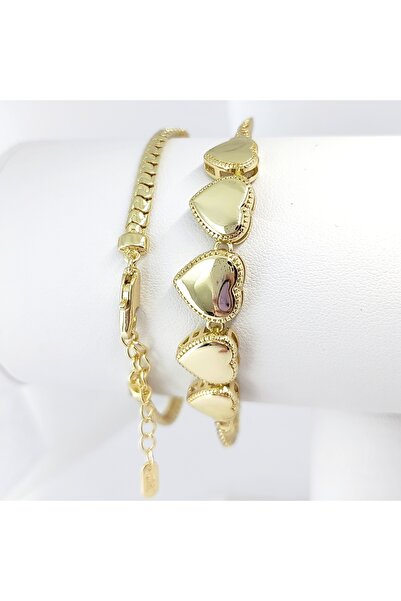 Milena BRATARA DAMA PLACATA CU AUR 14K -LUNGIME 19CM