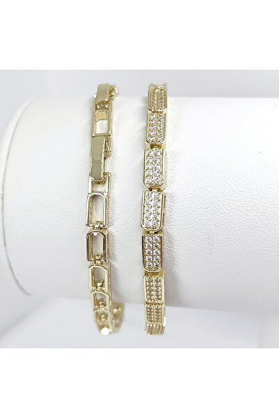 Milena BRATARA DAMA PLACATA CU AUR 14K -LUNGIME 19CM