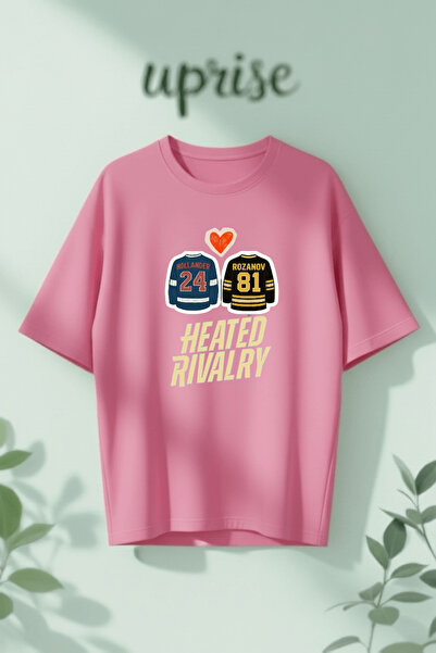 Vordevia Heated Rivalry Hollander Rozanov 81 24 Printed Cotton Lu Oversized T...