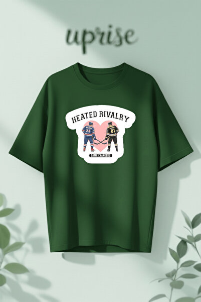 Vordevia Heated Rivalry Hollander Rozanov 81 24 Printed Cotton Lu Oversized T...