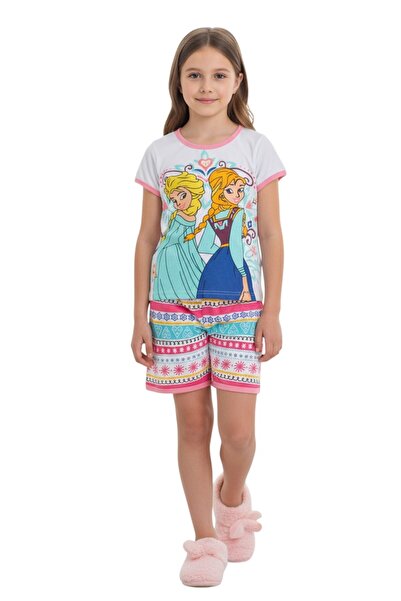 Bidani - Girls Night Pajama Set – Short Sleeves Cotton Blend Sleepwear, 2–6 Y...