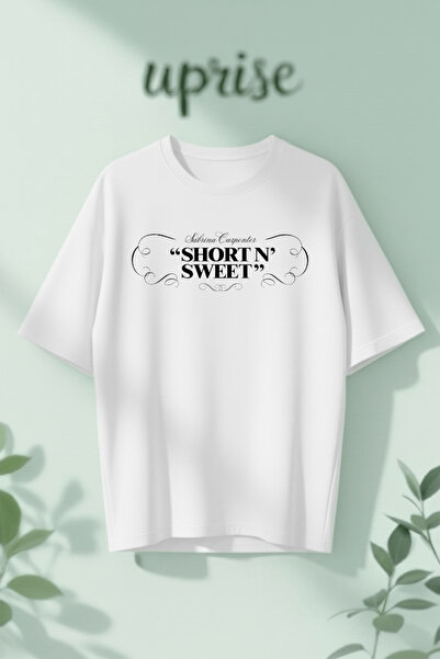 Vordevia Σύντομο και Γλυκό Σαμπρίνα Κάρπεντερ με τύπωμα Βαμβάκι lu oversized ...