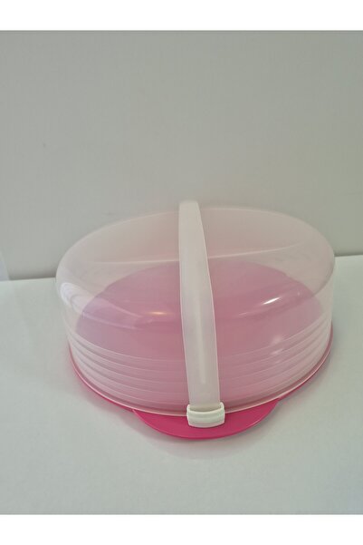 Tupperware طبق كريستال باستا باللون الوردي