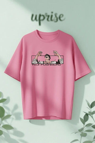 Vordevia Jujutsu Kaisen Toji Fushiguro Printed Cotton Lu Oversized T-Shirt