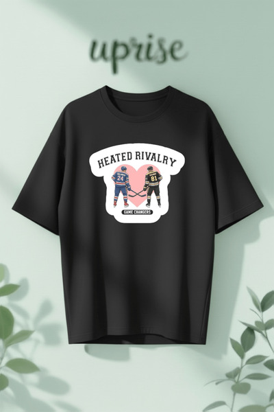 Vordevia Heated Rivalry Hollander Rozanov 81 24 Printed Cotton Lu Oversized T...