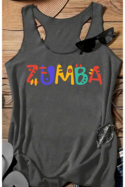 SUNFREE ZUMBA Štampano Ženska plivačka majica Pamuk komada U izrez majica