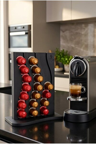 NEXUSS DESIGN Nespresso Capsule Organizer Stand - Desktop Coffee Organizer fo...