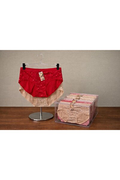 ALnama Women's colored jumbo panties, one size fits all (12 pieces)