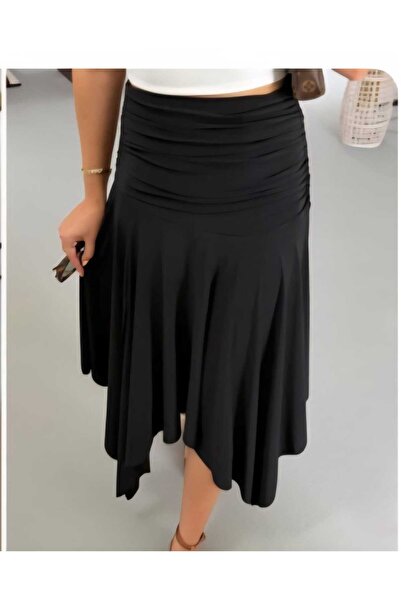 Candan Yeni Sezon Sandy Kumaş Etek