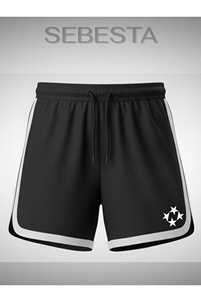 Sebesta Fashion Stars Printed Premium Jersey Piped Sportsman Shorts