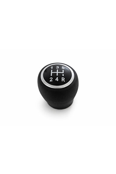 Generic Fiat Punto & Linea Compatible 5Th Gear Shift Knob Black Chrome Cover