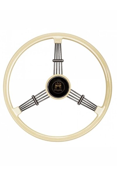 GÜMRÜK BEY Flat 4 Ivory Banjo Direksiyon | Klasik VW - Porsche Retro Steering...