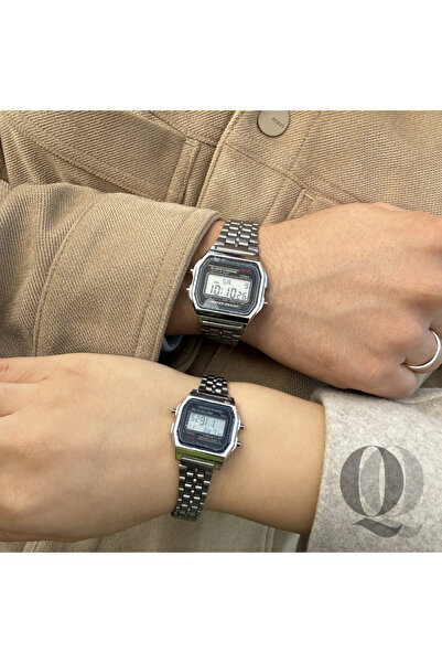 QUARTZ Dijital Metal Kordon Erkek Kol Saati - 1 Adet