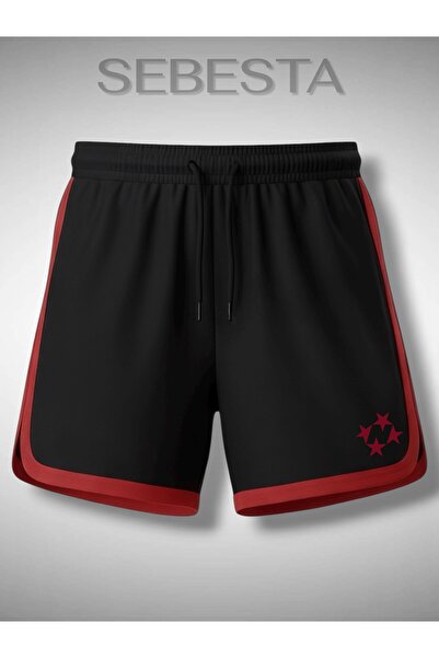 Sebesta Fashion Stars Printed Premium Jersey Piped Sportsman Shorts