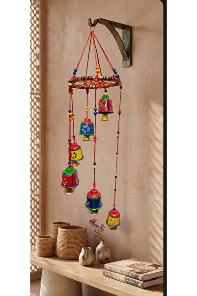 SultanofAura Renkli Spirel Metal Çan Rüzgar Çanı/Rüzgar Gülü