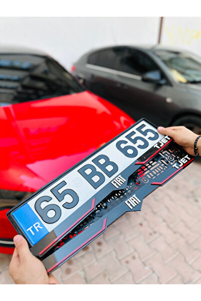 WOODDOOM Fiat Özel Pleksi Plakalık Takmatik
