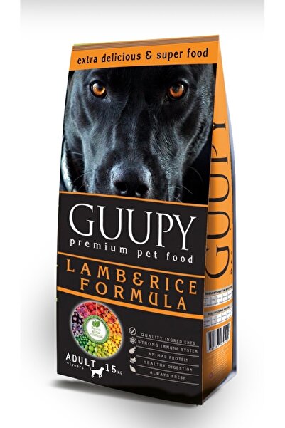 GUUPY KÖPEK MAMA KUZU&PİRİNÇ 15 KG skt:27