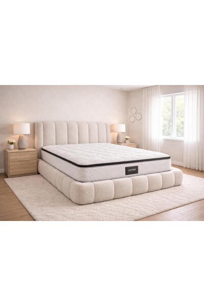 LEO PRIME Full Ortopedik Peluş Torba Yaylı Yatak , Ölçü Seçenekli (32)