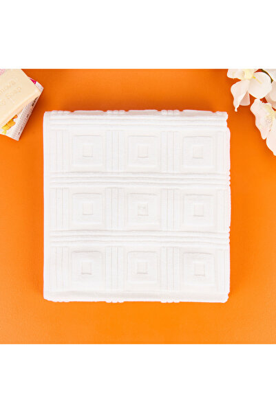 KUT FLY Soft Kybele Foot Towel - White - 50X80 cm