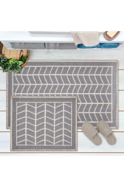 KUT FLY Soft Athens 2-Piece Curling Mat - Gray