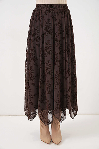 Trend Marfa Patterned Lined Skirt