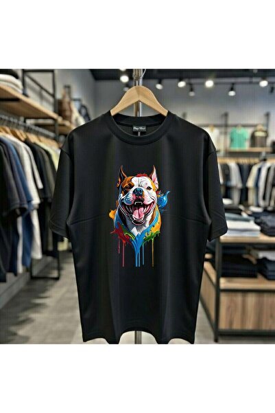 playwear Pitbull šareno otisnuta 100% pamučna majica širokog kroja, regularno...