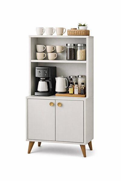 by hs se desing Artos Kahve köşe kitaplık çok amaçlı dolap kumtaşı