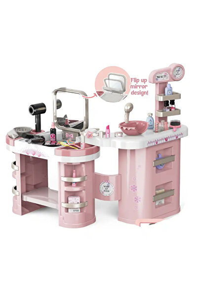 Other Kids Girls Makeup Vanity Table with Mirror & Accessories – Complete Bea...