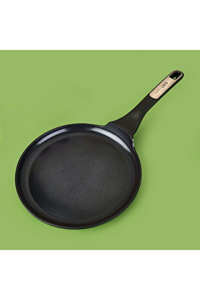 KUT FLY Leo Stone Non-Stick Aluminum Cast Pancake Pan - Black - 25 cm