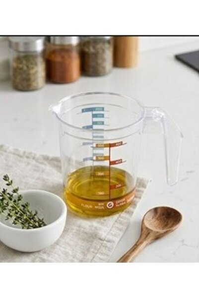 Mira Home Cană Gradată 0.5 L – Recipient Măsurare cu Marcaje Clare, Plastic R...