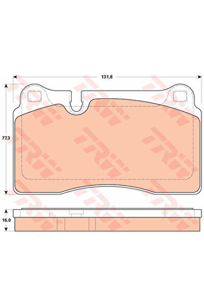 TRW Set plăcuțe de frână, frână cu disc GDB1912