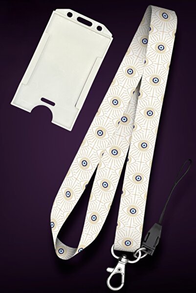 MİLLENEX Nazar Yaka Kartı hastane hemşire sağlık Boyun Askı İpi Yaka Kartlık ...