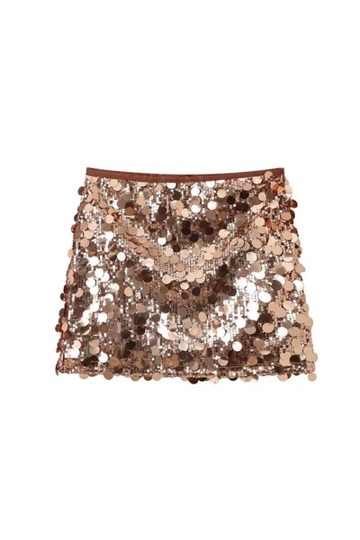 Divanni Atelier Ada Işıltılı Payet Etek