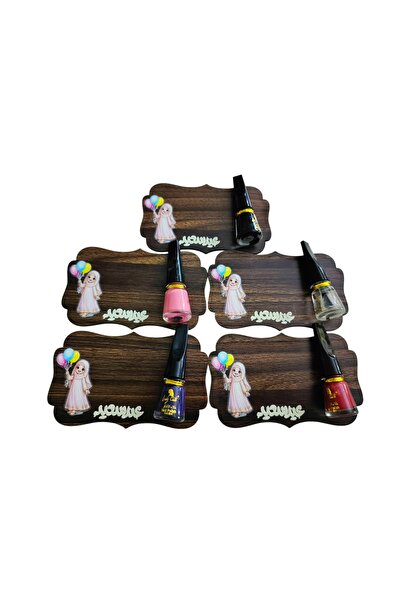 Ramadan مجموعة طلاء أظافر هدية عيد الفطر، 5 قطع