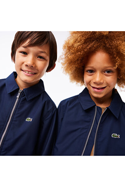 Lacoste جاكيت من التافتا بسحاب وجيب رقعة - BJ1252-00-166